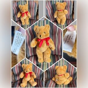 3-Teddy Bears -White 10”,Brown 12”,Yellowish Brown 14”